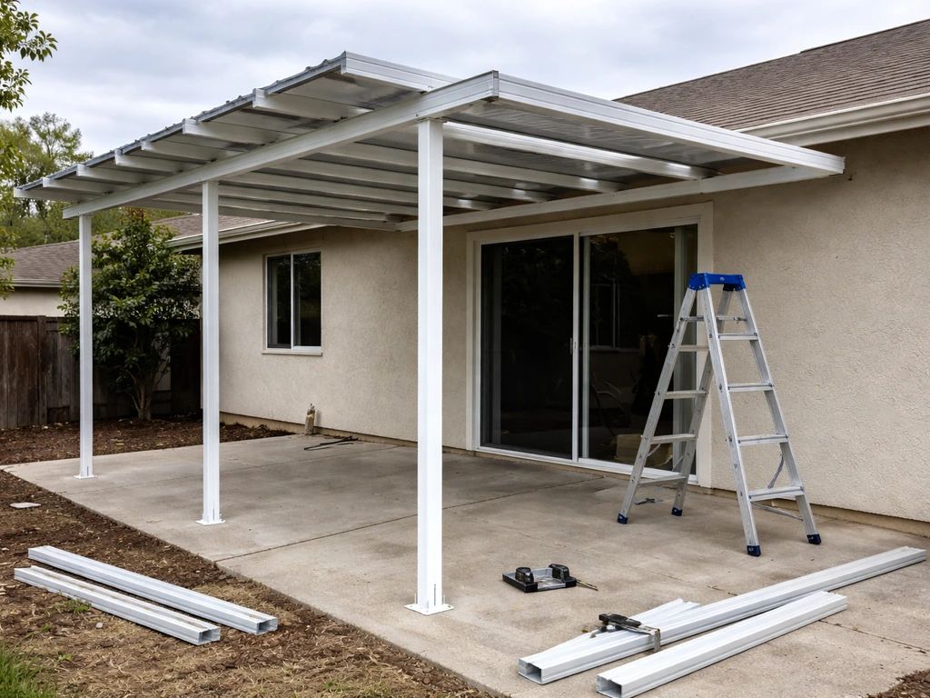 How to Build an Aluminum Patio Cover: DIY Step-by-Step