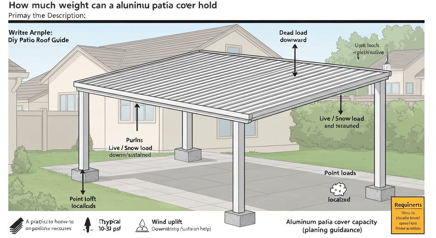 How Much Weight Can an Aluminum Patio Cover Hold: Guide Tips