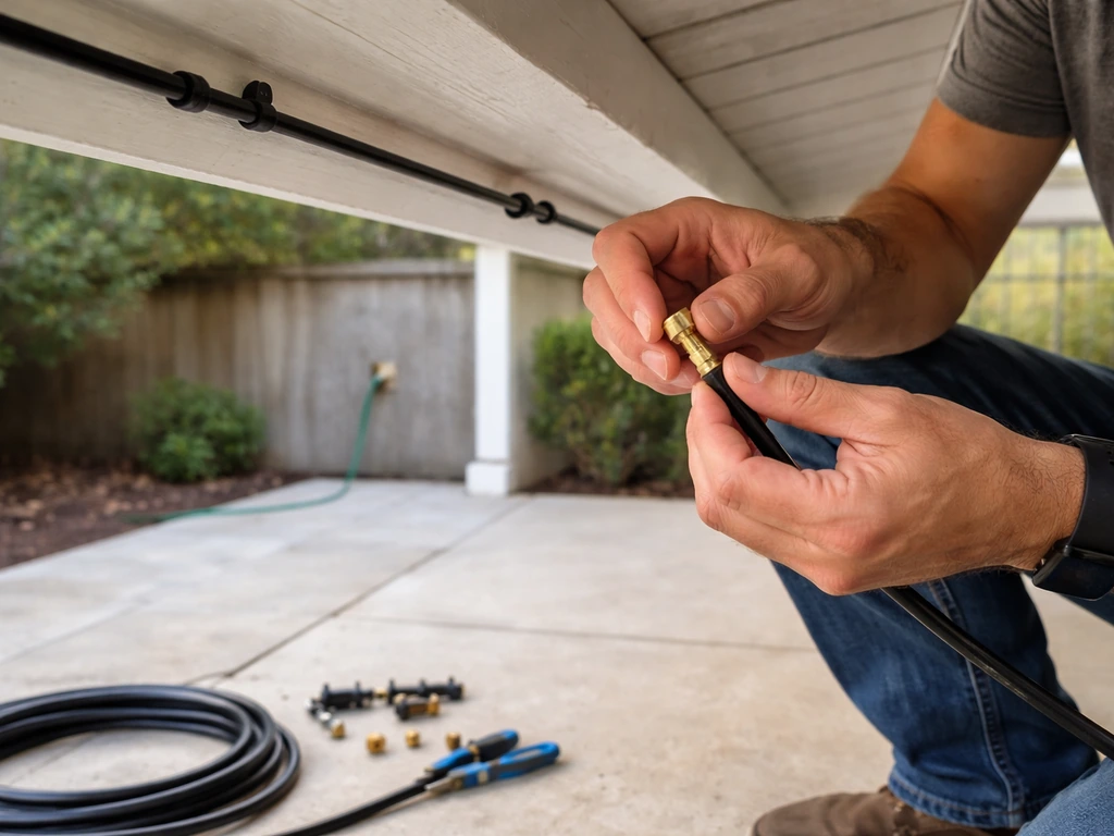 how to install a patio misting system