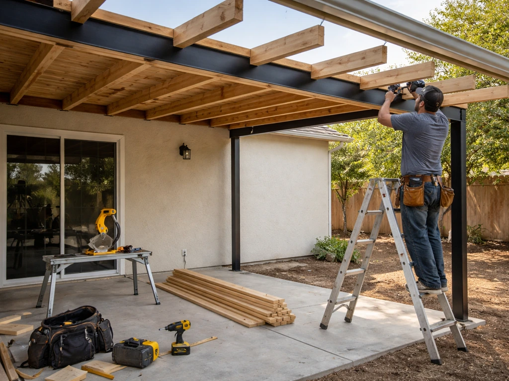 How to Build a Patio Cover Step by Step DIY Guide