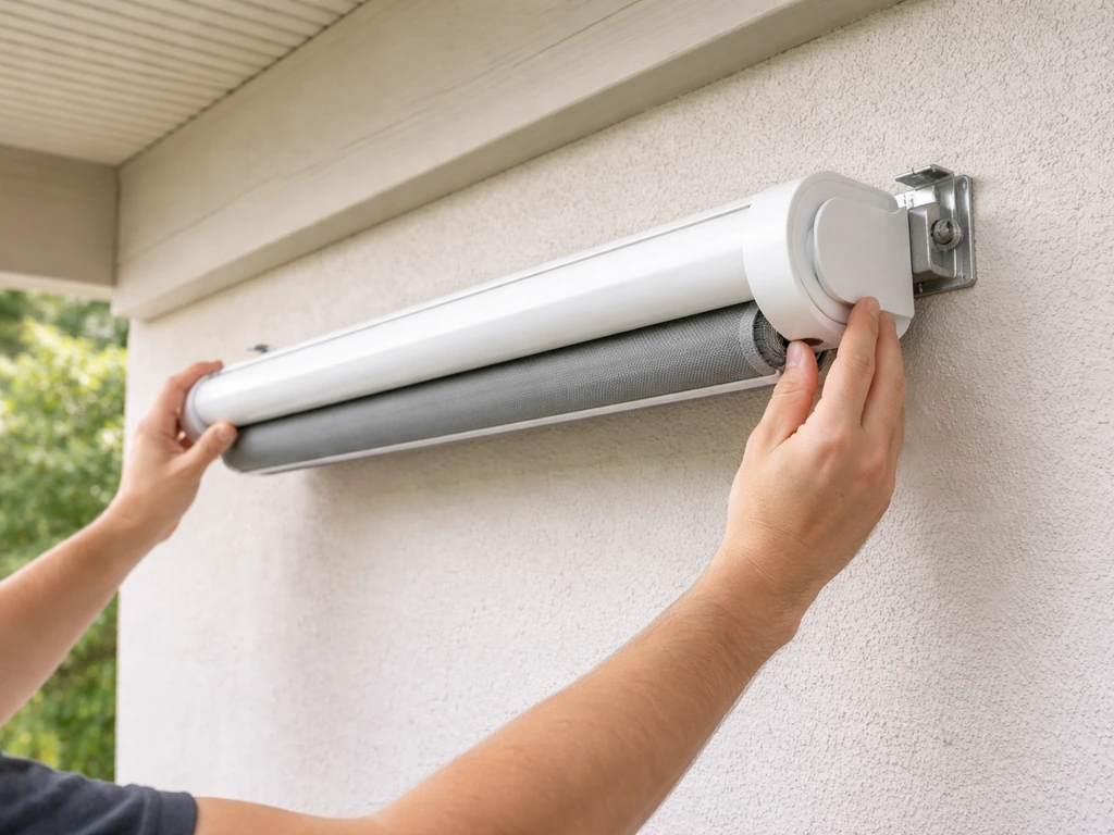 how to install patio shade