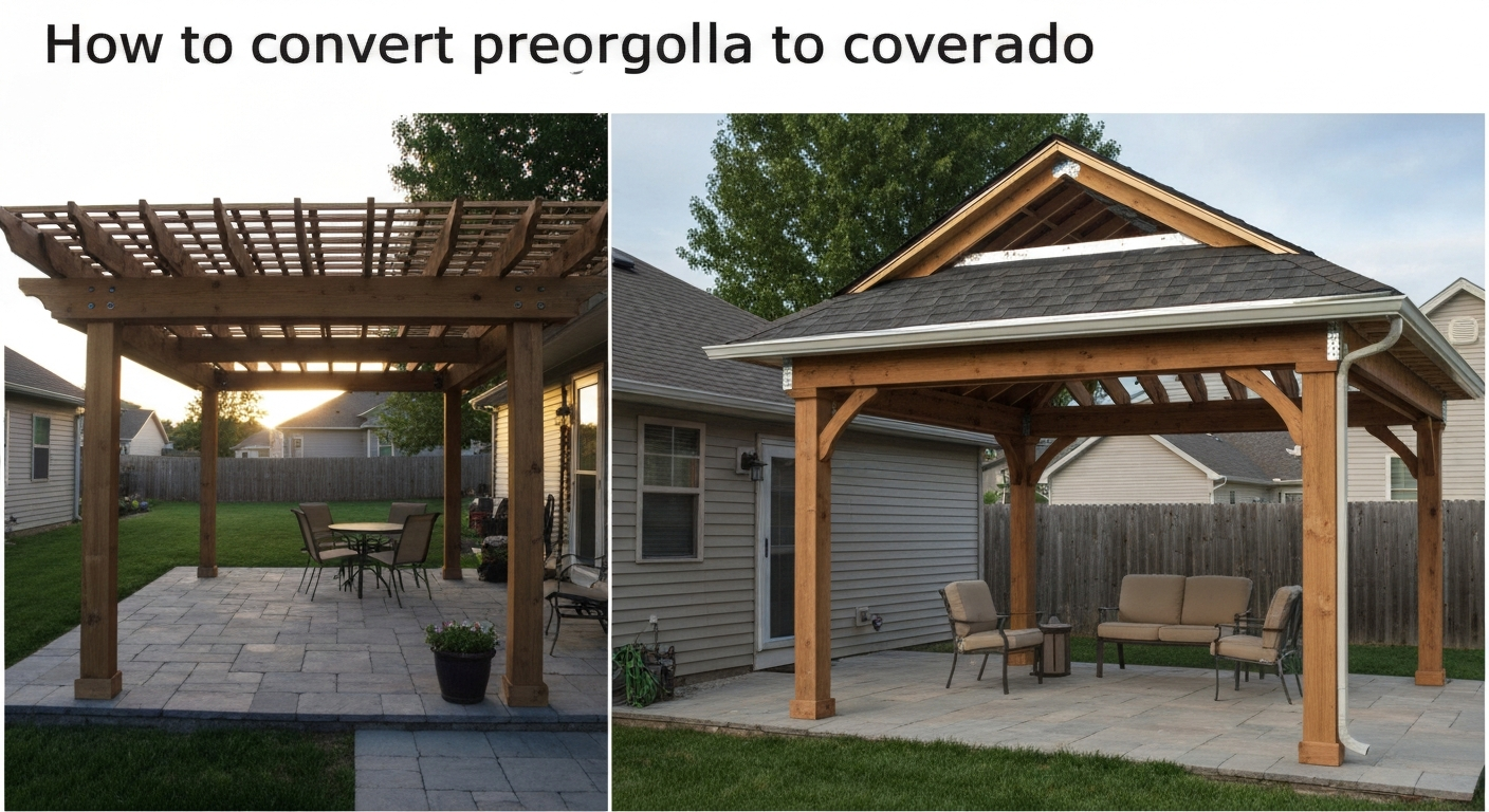 How to Convert Pergola to Covered Patio: Step-by-Step Guide