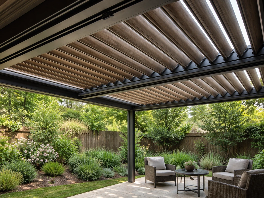 How to Build Adjustable Louvered Patio Roofing DIY Guide