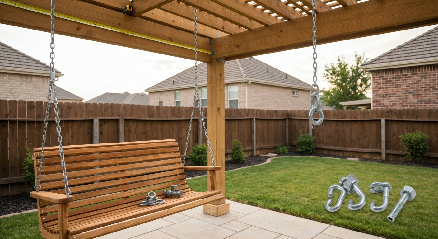 How to Install Patio Swing: Mounting, Anchors & A-Frame Guide