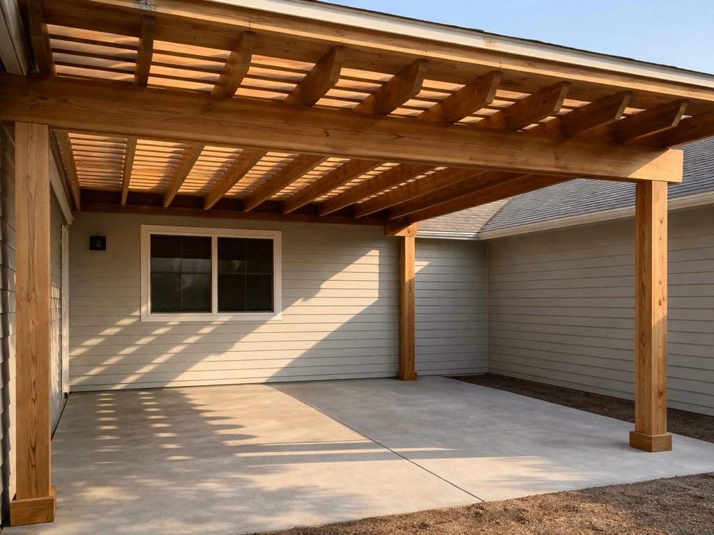 how to build patio pergola