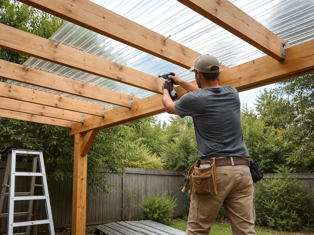how to build a pergola over a patio
