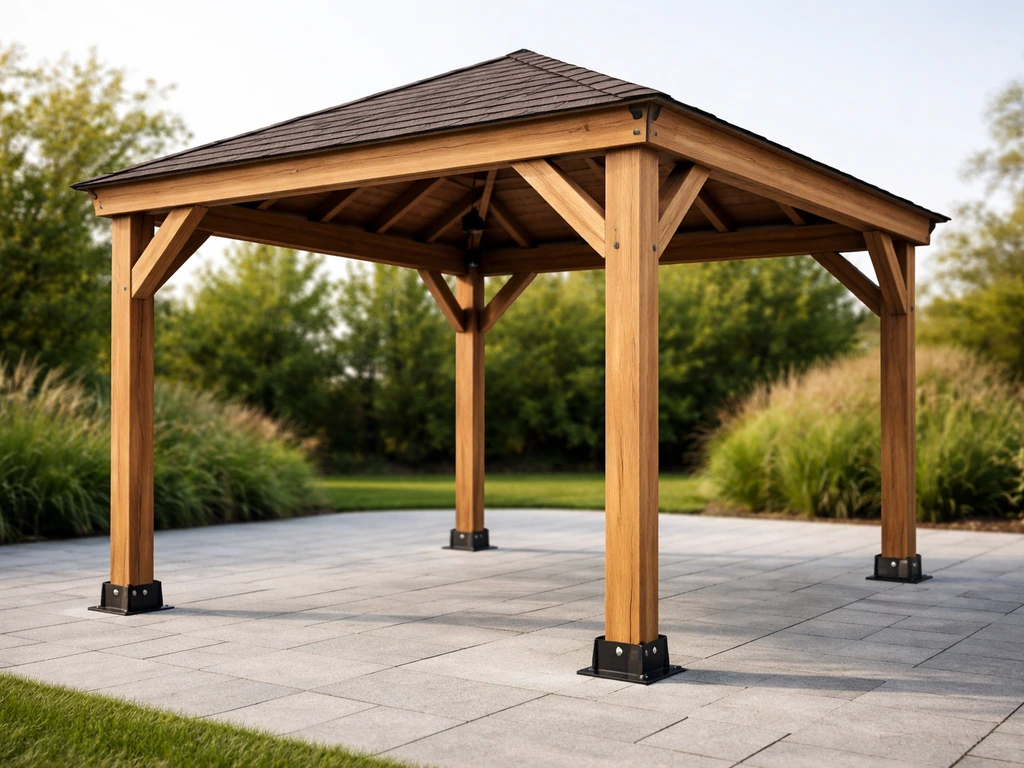 how to put gazebo on patio