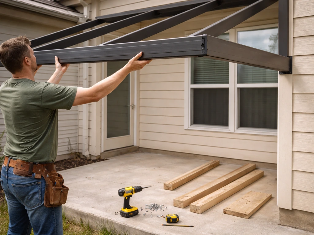 how to add a covered patio