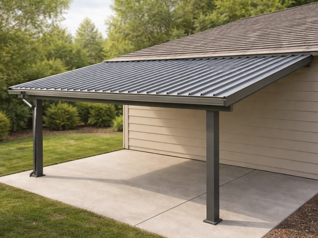 How to Build a Corrugated Patio Cover Step by Step
