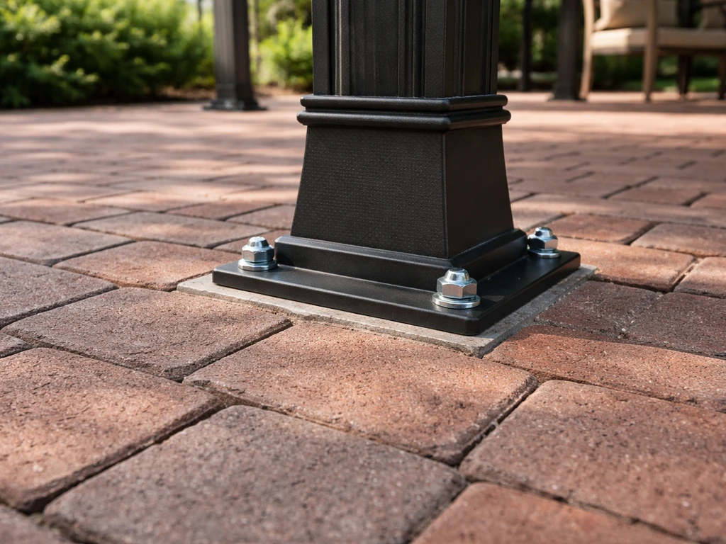 How to Anchor a Gazebo to a Brick Patio Safely