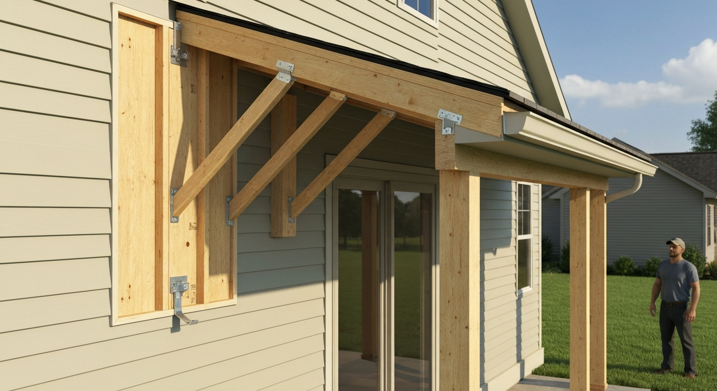 How to Build Patio Roof Off of Existing Fascia: DIY Guide