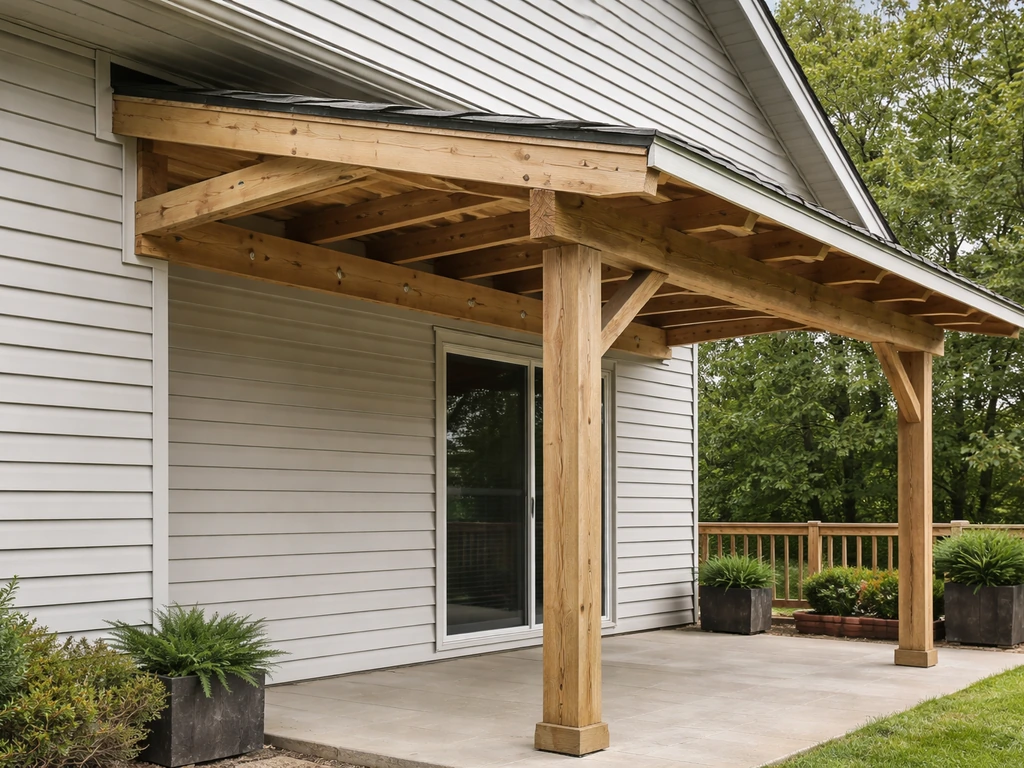 How to Build an Overhang Over a Patio: DIY Steps